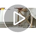 NICETOWN 100% Blackout Linen Curtains for Bedroom, W52 x L90 per Panel, Thermal Insulated & Privacy Living Room Curtains with Grey Liner, Linen Blend Draperies Farmhouse Style, 2 Panels, Natural