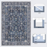 Tangsoo 2x3 Small Throw Rugs for Entryway,Washable Entry Rug Non Slip