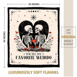 Gifts for Him Her, Anniversary Blanket for Women Men, Birthday Gifts for Boyfriend Girlfriend, I Love You Gift, Engagement, Wedding Gift for Wife, Husband, Couple, 60"X50"