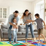 Hop Scotch Inside Rug for Kids, Hopscotch Rug for Kids, Non-Slip Indoor Play Mat, 23.6x47.2 In, Durable & Easy to Clean, Perfect for Bedrooms, Playrooms, Daycares, Preschools – Fun Learning & Play