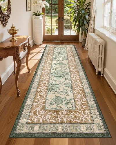 GarveeHome Leaves Floral Area Rug