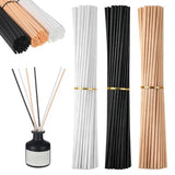 JJUNW 180PCS Rattan Reed Diffuser Sticks, 7.8inch Diffuser Replacement Sticks Wood Reeds for Diffusers Essential Oil Aroma for Home Bathroom Office