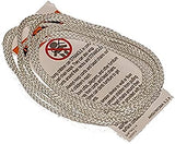 D30 CORD LOOPS fits all brands.....Hunter Douglas, Levolor, Kirsch, Graber, Bali, USED on most cellular and pleated shades (2.7 mm) (White, 5 Ft Drop)