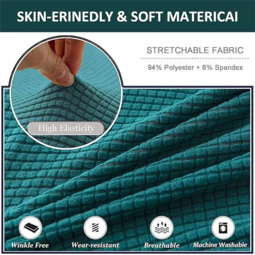 Non-Slip Futon Covers Slipcovers with Elastic Bottom, Dustproof Armless Sofa Card Seat Cover Stretch Settee Loveseat Couch Bed Covers Protector Slipcovers for Hotels, Bars