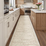 Rugland 2x12 Runner Rug Non Slip, Washable Rug Runners for Hallways, Beige
