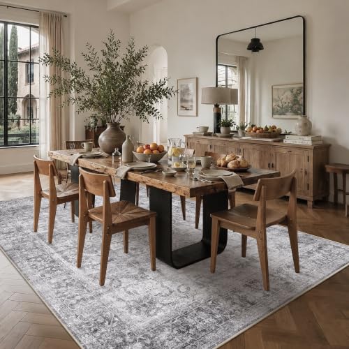 HelloTree 9x12 Vintage Washable Living Room Area Rug