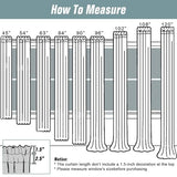 White Sheer Curtains for Bedroom 84 Inches Long 2 Panels Set, Light Filtering Elegant Soft Airy Modern Sheer White Curtains for Living Room, Dual Rod Pocket Window Drapes, 2x40Wx84L Inches