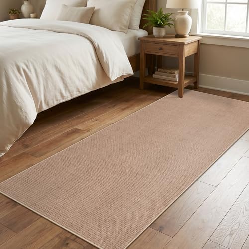 3x7 Kitchen Jute Runner Rug: Non Slip Faux Jute Rugs for Entryway Kitchen