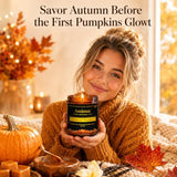 Fall Candles, Caramel Cinnamon Scent, Cozy Autumn Season Gifts for Fall