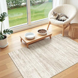 2x3 Rug Non Slip, Small Washable Entryway Rug,Brown