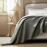 BOLL & BRANCH Waffle Bed Blanket - Twin/Twin XL, Juniper