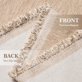 Couch Cover for Dogs Sectional Sofa Covers Washable for 2 Cushion Couch, Chenille Couch Cover Blanket, Sectional Sofa Slipcovers, Multi-Use Furniture Protector for Kids, Pets, 71" X118", Sand