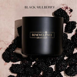 Benevolence LA Premium Black Berries Large 3-Wick Scented Candle – 45-Hour Burn – Luxury Natural Soy Candle for Home – Aromatherapy & Room Decor – 14.5oz
