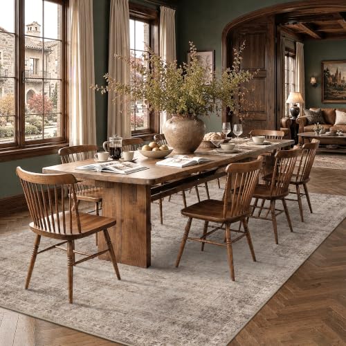 HelloTree 9x12 Vintage Washable Living Room Area Rug