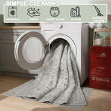 Grey Area Rug 5x8 for Living Room Bedroom