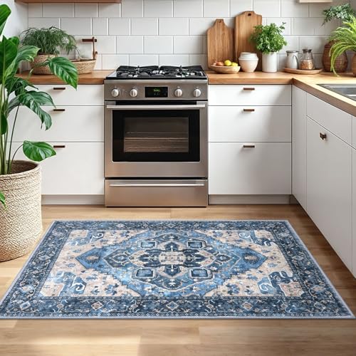 3x5 Washable Area Rug Non Slip Door Mat Indoor for Entryway Bedside