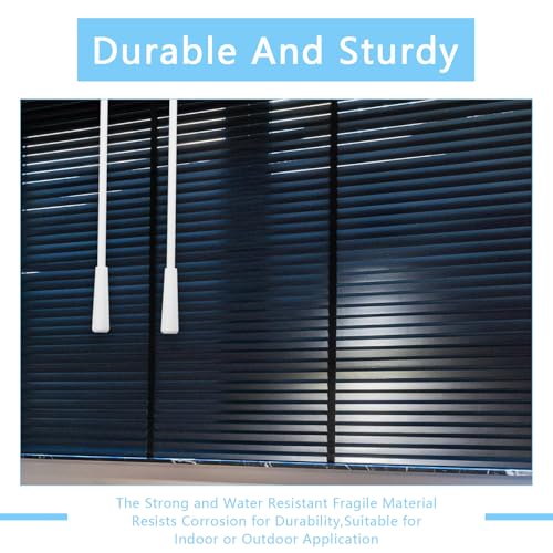 2 PCS 24 Inch Blind Wand, Blind Wand Replacement with Hook, Vertical Blinds Replacement Parts Blinds Stick with Hook for Window