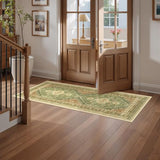Runner Rug 2x6 Washable Rugs for Hallways, Olive/Brown/Multi