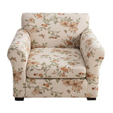 KRFOONN 2 Piece Chair Covers Printed Sofa Covers Couch Covers Washable Armchair Sofa Couch Slipcover Furniture Protector with Elastic Bottom for Living Room (Armchair, 57), Small