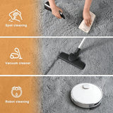 Zentavio Area Rugs for Living Room Grey Rugs for Bedroom 4x6 Carpet Fluffy Furry Soft Shag Aesthetic Plush High Pile Gray Throw Rug for Nursery Kids Room Dorm