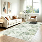 5x12 Runner Rug Non Slip Washable Wide Hallway Rugs Green