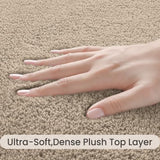 Sour Lemon 8x10 Area Rugs for Living Room Bedroom, Large Rug Carpet Taupe