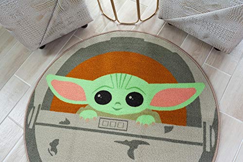 Star Wars The Mandalorian, The Child 39-Inch Round Area Rug