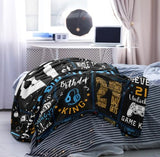 21st Birthday Gifts for Him, Best/Cool 21st Birthday Gifts for Guys/Son, 21 Birthday Gift Ideas, 21 Bday Gifts for 21 Year Old Male, 21 Year Old Bday Presents for Him Throw Blanket 60x50in