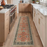 2x6 Washable Runner Rug for Hallway Bathroom Kitchen Laundry Non Slip