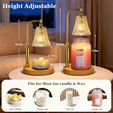 Candle Warmer Lamp with Timer Dimmable,Birthday Gifts for Women Mom Sister,Adjustable Height Wax Melt Warmer for Jar Candles,House Warming Gifts New Home,Ideal for Office,Dorm,Bedroom Home Decor