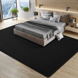 Large Modern Area Rugs for Living Room Bedroom, 4x6 Feet Black