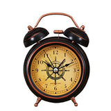 Retro Creative Mute Alarm Clock Student Children Bedroom Bedside Clock (Rudder)
