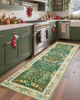 GarveeHome Forest 2x6 Rug Kitchen Runner Rug Non Slip Washable Jungle