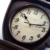 Park Madison Coffee Cappuccino Cup 10 Inch Quality Quartz Battery Operated 3-D Easy to Read Home/Office/Kitchen/Classroom/School Clock Classic Movement