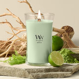 WoodWick Matcha Zest Scented Candle, Crackling Wick, 21.5oz