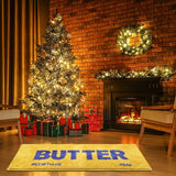 Butter Rug - Bright Yellow Plush Shaggy Non Slip Runner Kitchen Mat and Ultra Soft Accent Rug for Living Room Bedroom or Entryway - 47"x20" Fluffy Indoor Carpet