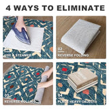 Washable Runner Rug 2x6 ft Hallway Runners, Teal/Blue