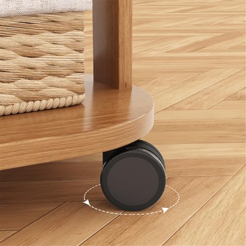 FKEE55UED Floor Movable Pegboard Dressing Mirror Coat Rack Household Rotating Full-Length and Hat Mirror