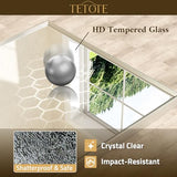 TETOTE Brushed Nickel Bathroom Mirror 24" x 30" Rectangle Beveled Frame Bathroom Vanity Mirror for Over Sink Brushed Nickel, Tempered Glass, Stronger Frame, Modern Farmhouse Bedroom, Entryway