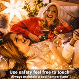 6 Pack Fairy Lights Battery Operated with Timer Silver Wire Mini 13FT 40LED Waterproof Cuttable Twinkle Christmas String Lights for Home Bedroom Wedding DIY Centerpiece Birthday (Warm White)