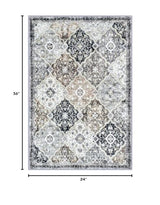 2x3 Small Washable Area Rug Entryway Doormat Indoor Kitchen Runner