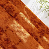 MIULEE Fall Velvet Euro Sham Throw Pillow Covers Burnt 24x24 Set of 2