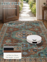 Tangsoo 2x6 Washable Runner Rugs for Hallways, Oriental Non Slip Rug Runner