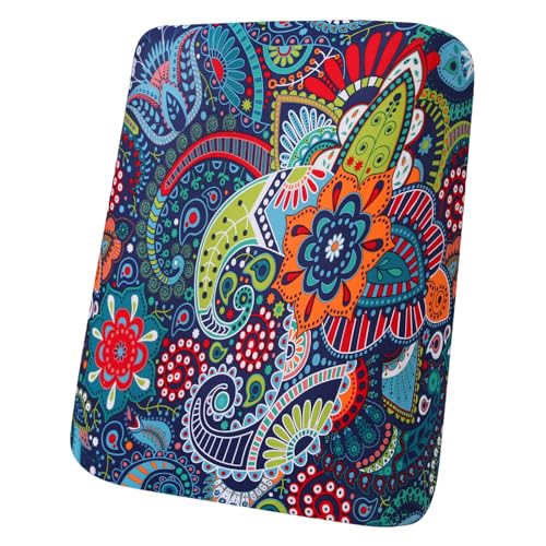hyha Printed Couch Cushion Covers, Floral Sofa Covers Washable for Cushion Couch, Stretch Pattern Outdoor Cushion Covers for Patio Furniture with Elastic Bottom(Small, Paisley)