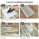Abstract Washable Runners for Hallway 2.6x10 Runner Rug Non Slip