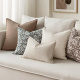 MIULEE Euro Sham Pillow Covers for Bed 26x26, 2 Pack Natural Linen Thick & Textured Decorative Throw Pillow Covers, Neutral Cushion Cases, Modern Farmhouse Home Decor, No Filling