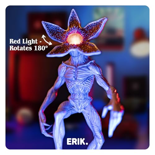 Grupo Erik Stranger Things Demogorgon Figure Lamp - Red LED Light - USB & Battery Powered - Official Netflix Merchandise