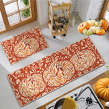 Fall Kitchen Rugs Sets of 3, Washable Kitchen Mats for Floor