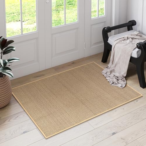 Lahome Farmhouse Kitchen Rug, 2x3 Door Mat Indoor Entryway Washable