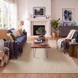 GarveeHome Easy Jute Rug 8x10 Washable Non Slip Solid Jute Living Room Rugs